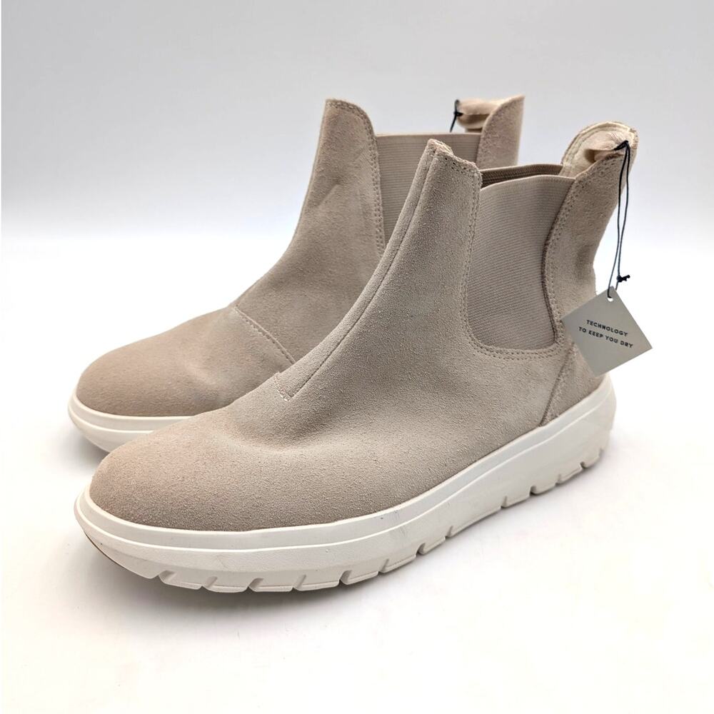 Cole Haan Grand Raelyn Waterproof Boots Women's Light Sesame Size US6B EU36.5